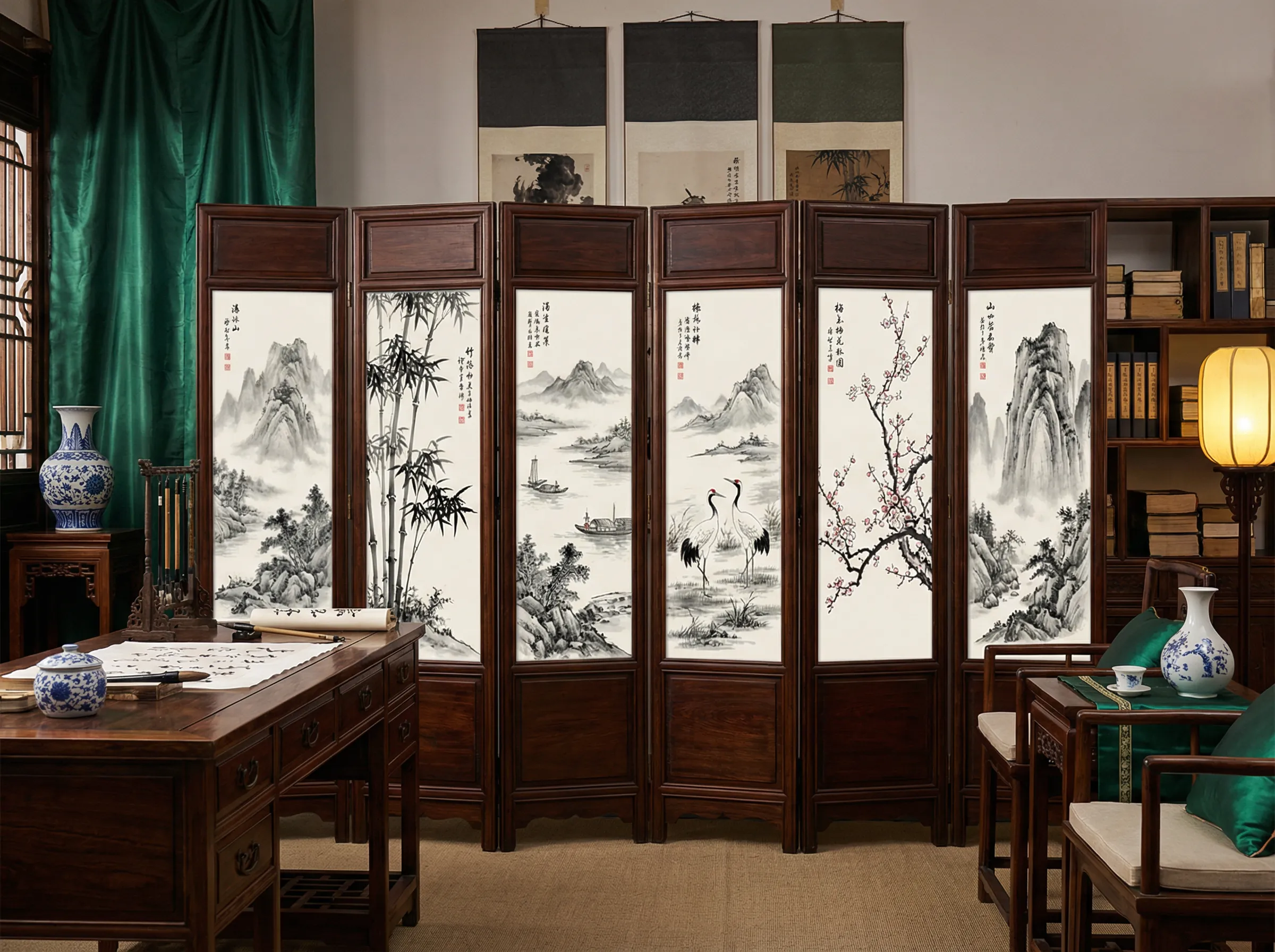 星空电竞体育武学讲堂文章屏风